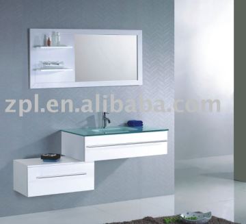 Modern hanging bathroom vanity