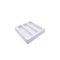 Cosmetic white PET PVC plastic paltos pagsingit tray