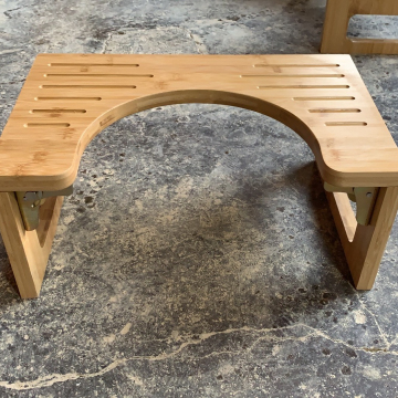 Wholesale Natural Bamboo Toilet Step Stool