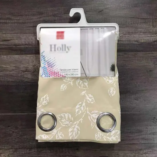 Plant Printing Fashion Design RTS Curtains for Living Room - Ready Made