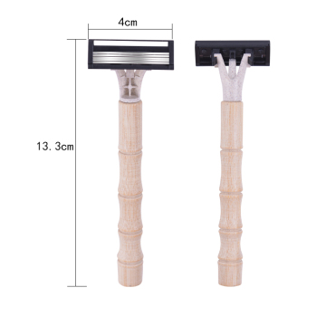 Bamboo Handle Eco-Friendly Disposable Razor