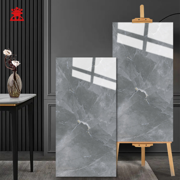 Customizable Grey Marble Effect Glazed Porcelain Tiles for Walls and Floors