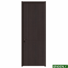 Puerta interior de madera maciza de chapa para dormitorio