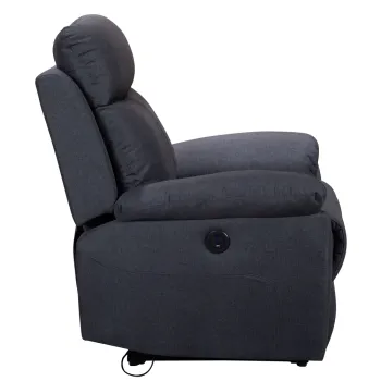 Leather Power Recliner Sofa Chair: Electric Recline and Relaxation