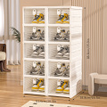 5-Tier 2 Sets Foldable Shoe Storage Cabinet