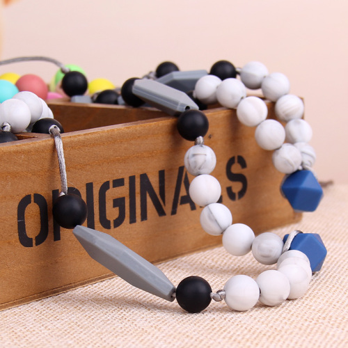 100% Safe Silicone Chewable Baby Teething Necklace