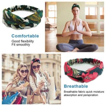 YouGa Vintage Headbands Women Elastic Headbands 6Packs