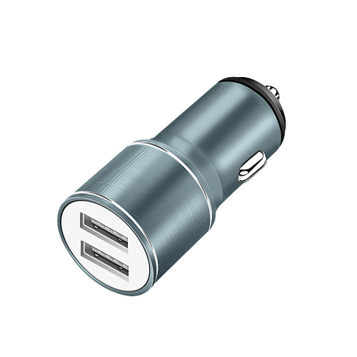 Adaptador de cargador de coche rápido USB puerto dual