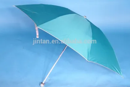 advertising UV protection Pongee fabric folding sun and rain umbrella