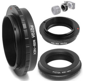 Auto Focus Fotga E Mountlens Adapter Rings For M39 Lens To Sony Nex-3 Nex-5 Brass