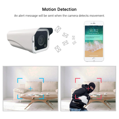 H.265 8.0MP Blacklight Full Color Bullet IP Camera
