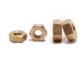 DIN934 M2- M64 brass hex nuts