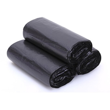 Eco-Friendly Black Custom Print Disposable 3mil Garbage Bag