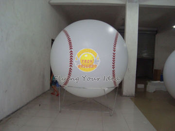7 Ft Diameter Reusable Baseball Sports Balloons With Good Elastic For Outdoor Advertising