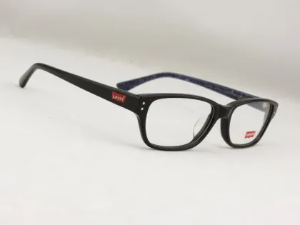 Lady's / Men's Plastic Levis Eyeglass Frames Levis Ls96032 54-16-145 C02 Blk-a