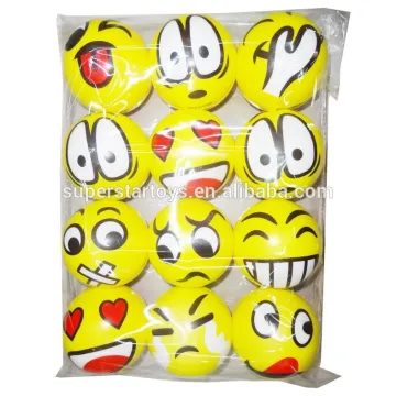 215071138 wholesale PU ball smile face PU ball