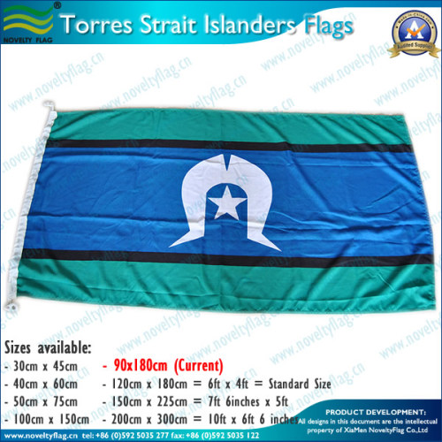 Torres Strait Islanders Flag (NF05F09050)
