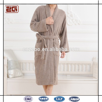Supply Wholesale Shawl Collar Hotel Quality Fluffy Coral Fleece Bathrobe                        
                                                Quality Choice