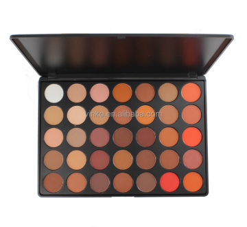 Palette de fards à paupières de marque privée 35 couleurs - palette de maquillage cosmétique personnalisée
