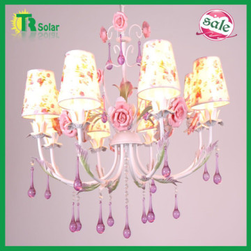 E14*8 Lighting Modern Wrought Iron Lighting Chandelier Lamp for living room, dinner room, bedroom& study room