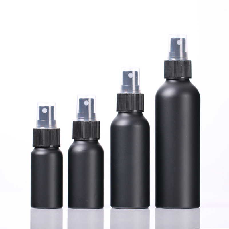 Black Aluminum Spray Bottles