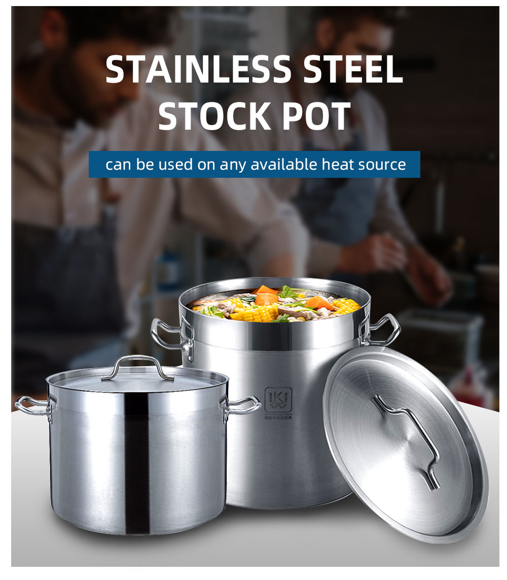 stainless steel stock pot