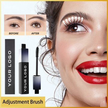 Private Label Waterproof Lengthening Long-Lasting Black Mascara in 4D Fiber Wands Tubes