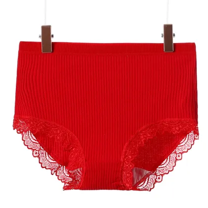 High Quality Pure Cotton Comfortable High Waisted Tummy Women's Panties Underwear