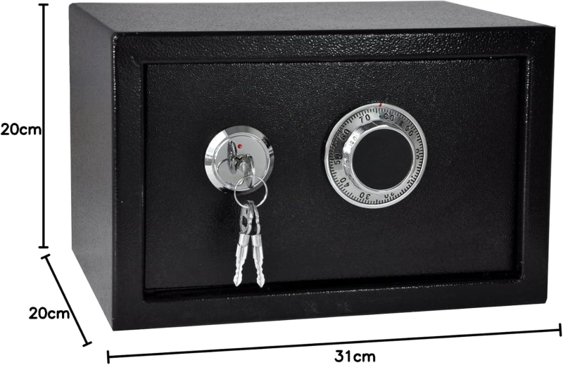 Compact Mechanical Lock Box for Office Desk