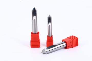 4Flutes Chamfer End Mill V Groove For Copper