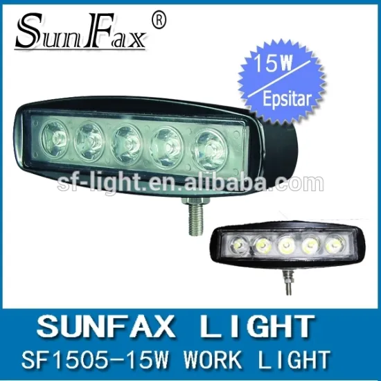 15W 5" Mini LED Work Light Bar Spot Flood Beam Work Lamp SUV ATV UTE 15w boat accessories