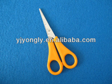 Assorted color stainless steel student scissors