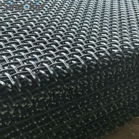 65Mn Crimped Wire Mesh Sieve for Mining Screen Filter