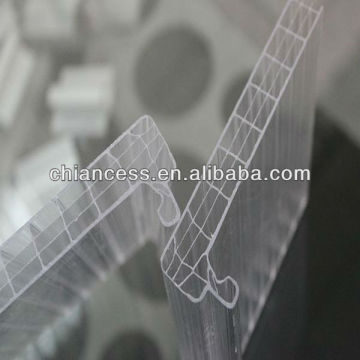 U-LOCK Polycarbonate sheet Daylighting system for greenhouse