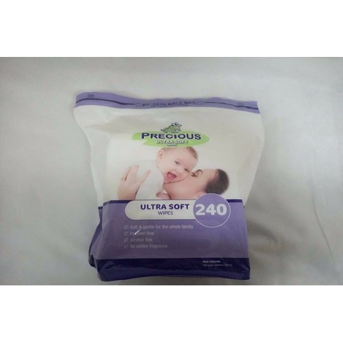 Lingettes humides pour bébé sans alcool à l&#39;aloe vera