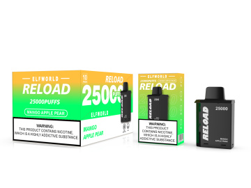 Elfworld Reload 25000 퍼프 일회용 vape 폴란드