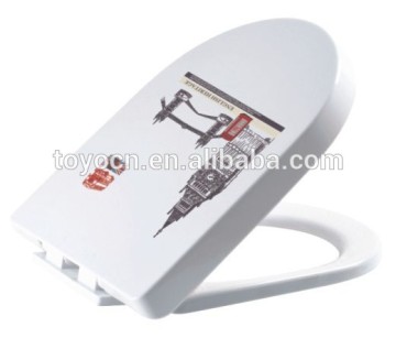 special logo design slow down toilet seat cover