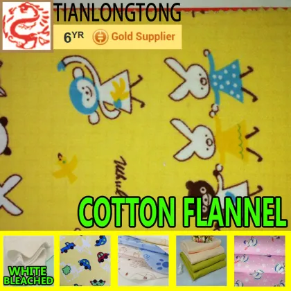 printing flannel cotton flannel fabric
