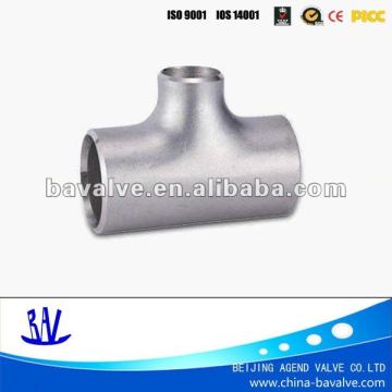 china ANSI ASME DIN JIS API stainless steel Pipe reducing tee/pipe fitting