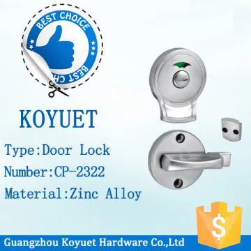 Factory Directly Toilet Fitting Zinc Alloy Bathroom Door Indicator Lock
