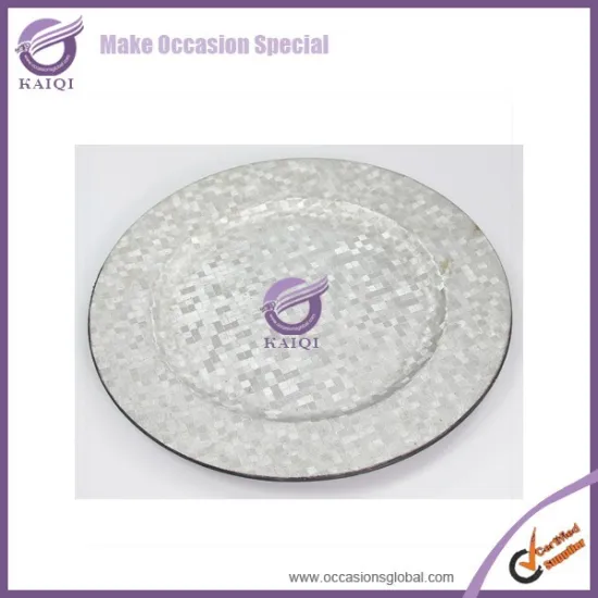 18273 antique imitation mobile phone gold charger plate plastic