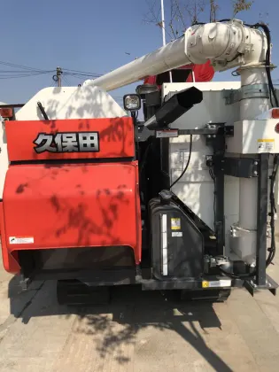 Good Quality Used Kubota 758Q Automated Wheat Harvester