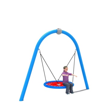 New Arched Metal Round Children's Outdoor Swing