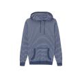 Men's Knitted Athletic Striped Kangaroo Pocket Hoodie