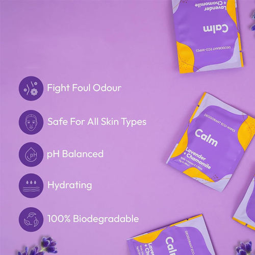 Khăn lau khử mùi khử mùi dành cho nữ có mùi thơm hoa oải hương tùy chỉnh