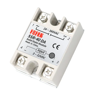 Solid State Relay SSR-40DA 40A DC-AC 3-32V DC 24-380V AC No Protection SSR Relay