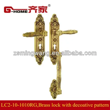luxurious brass T handle locks