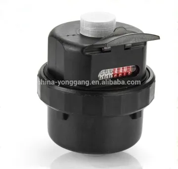 Volumetric piston type plastic class C water flow meter
