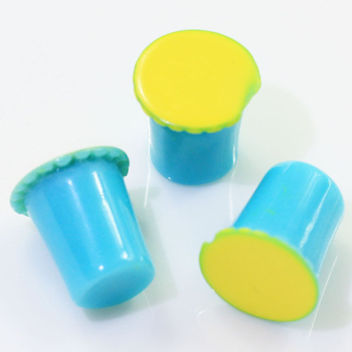 Simulé Mignon Mini Tasse En Forme De Résine 3D Cabochon Pour Enfants Jouet Décor Charmes À La Main Artisanat Perles Décoratives Slime