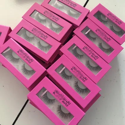 Pink Eyelash Box - Private Label Magnetic Eyelash Packaging
